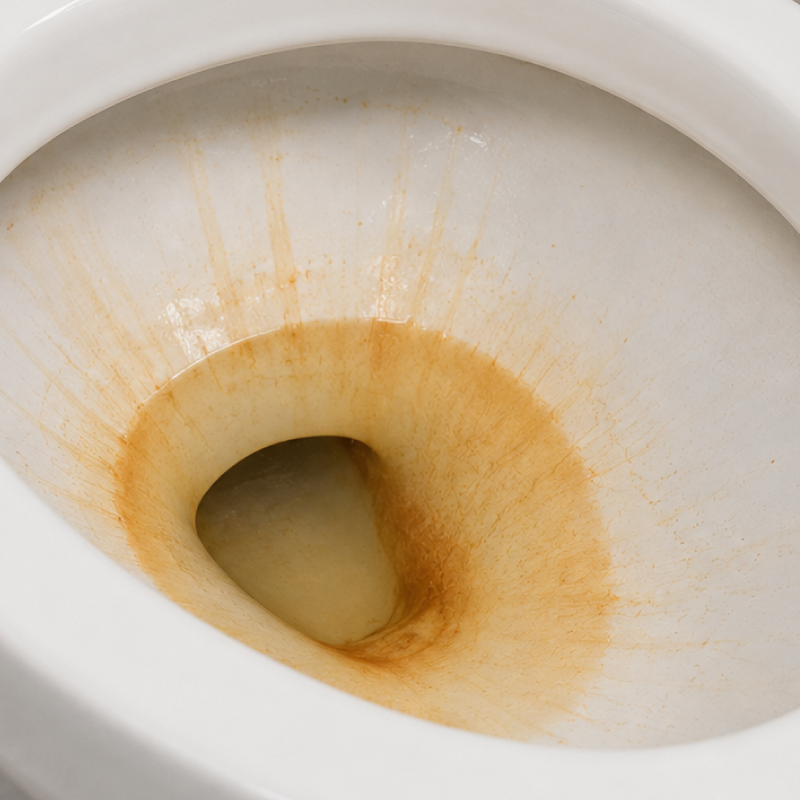 Water Treatment Resources 27 Rust stains from too much iron in the water